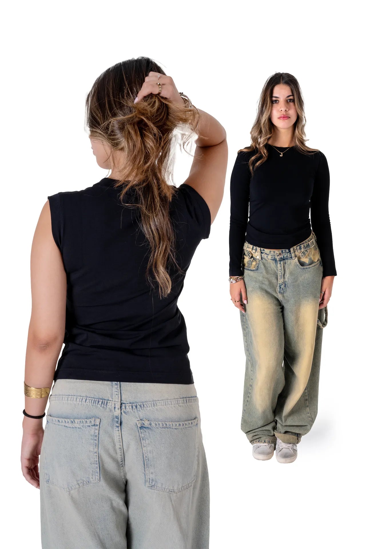 BaseTee | Organic Cotton Black Bundle - Thara' - product_type#