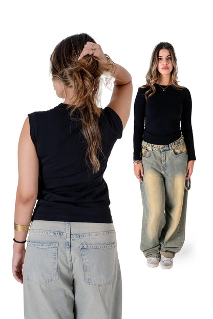 BaseTee | Organic Cotton Black Bundle - Thara' - product_type#