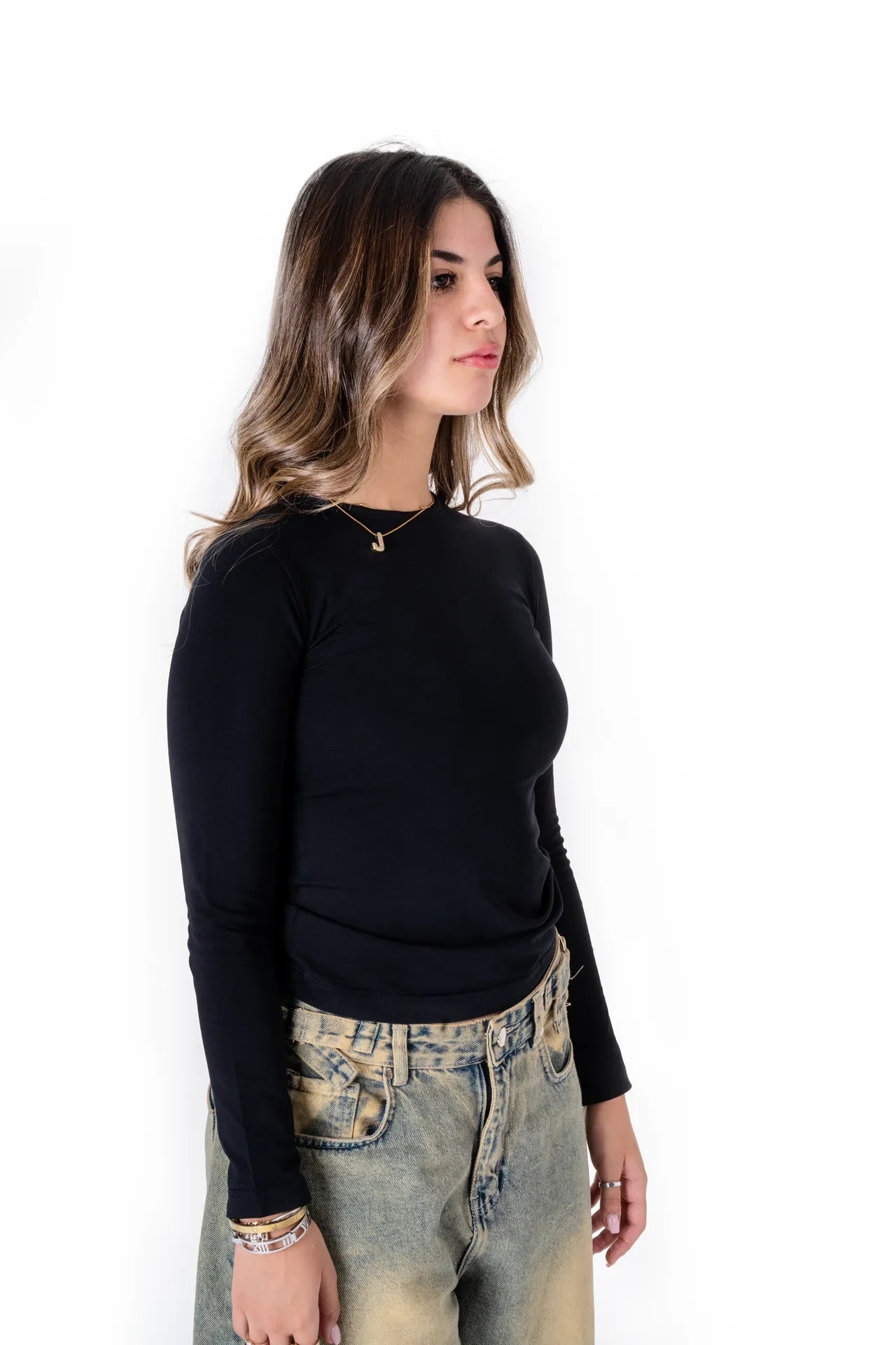 BaseTee | Organic Cotton Long Sleeve - Thara' - product_type#