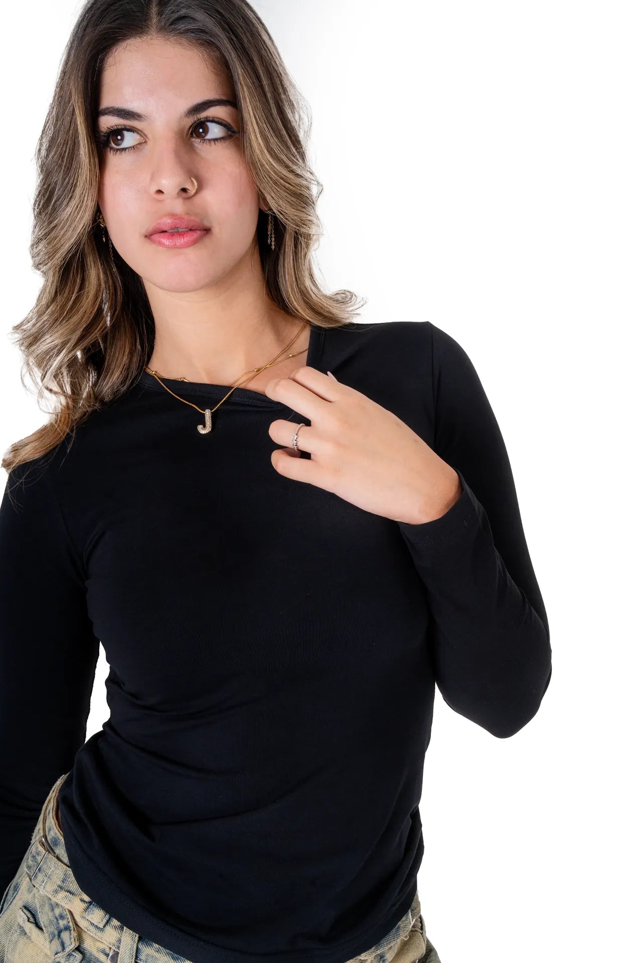 BaseTee | Organic Cotton Long Sleeve - Thara' - product_type#