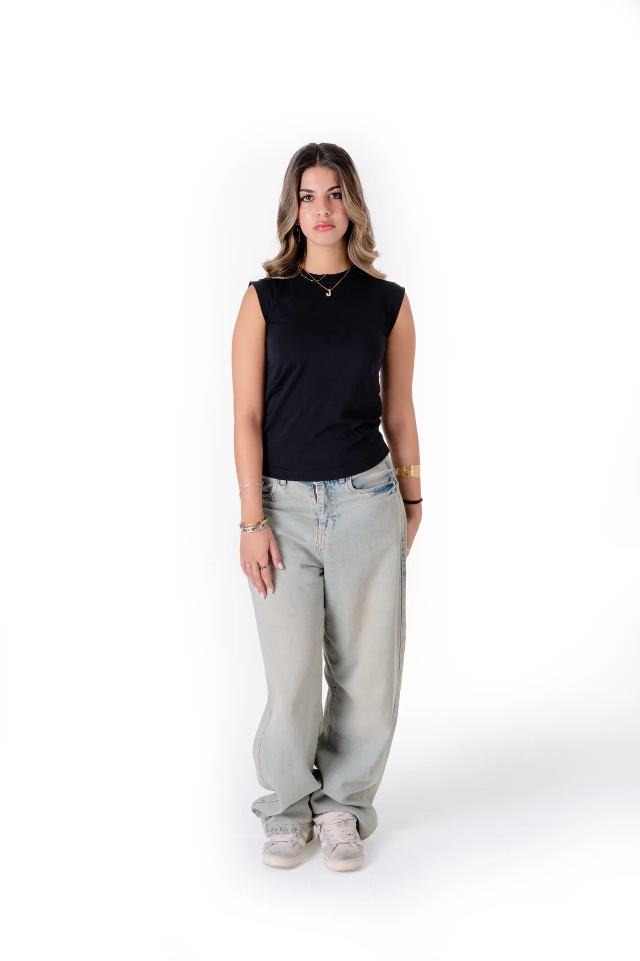 BaseTee | Organic Cotton Sleeveless - Thara' - product_type#