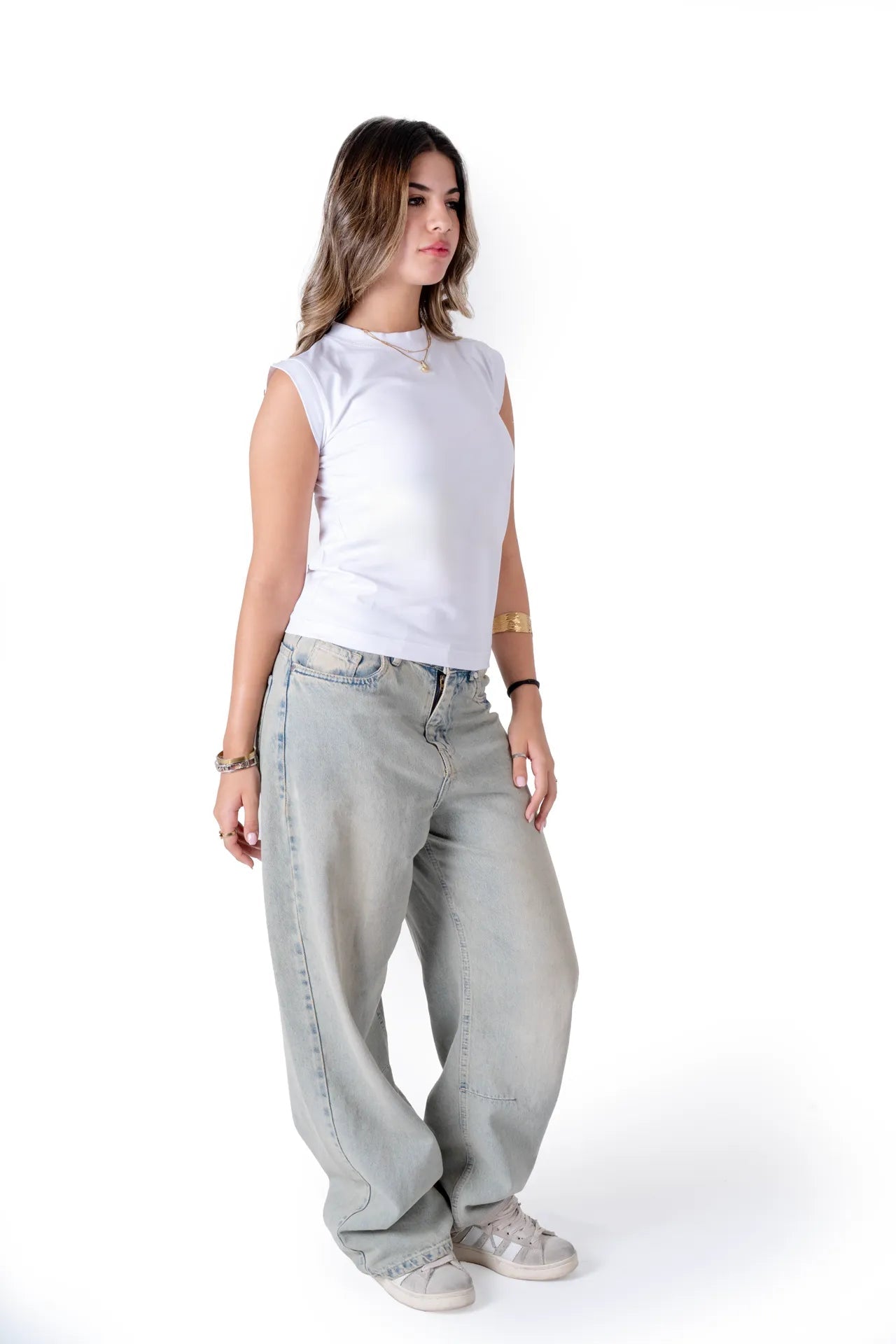 BaseTee | Organic Cotton Sleeveless - Thara' - product_type#
