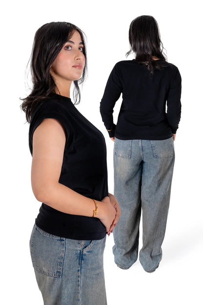 ModiTee | Organic Cotton Black Bundle - Thara' - product_type#