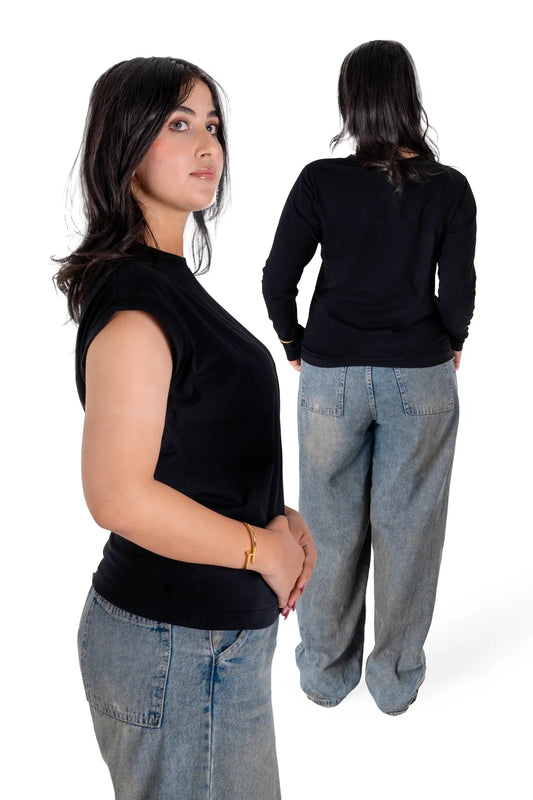 ModiTee | Organic Cotton Black Bundle - Thara' - product_type#