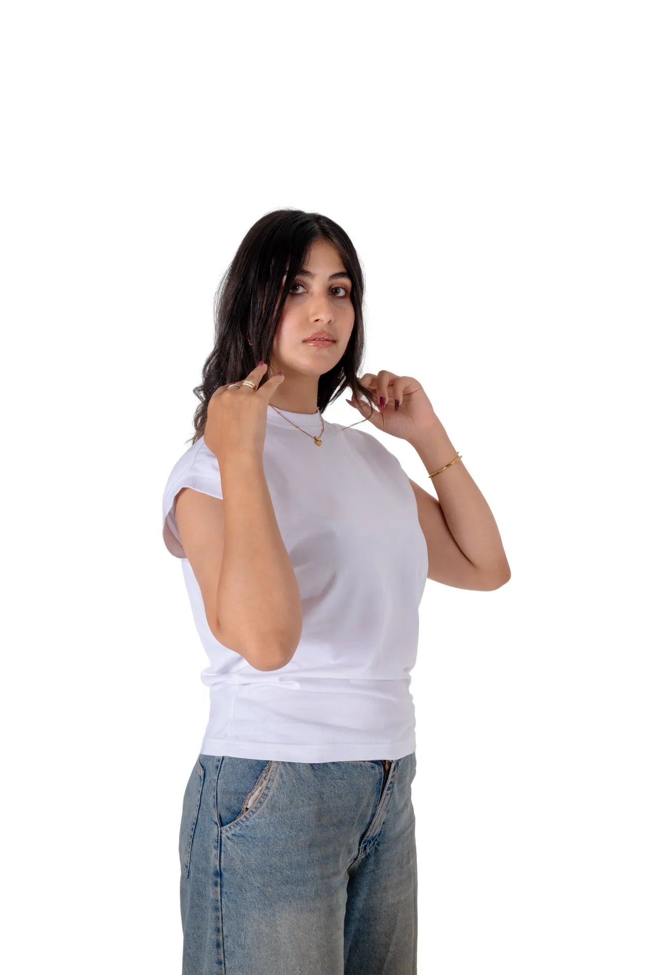 ModiTee | Organic Cotton Sleeveless - Thara' - product_type#