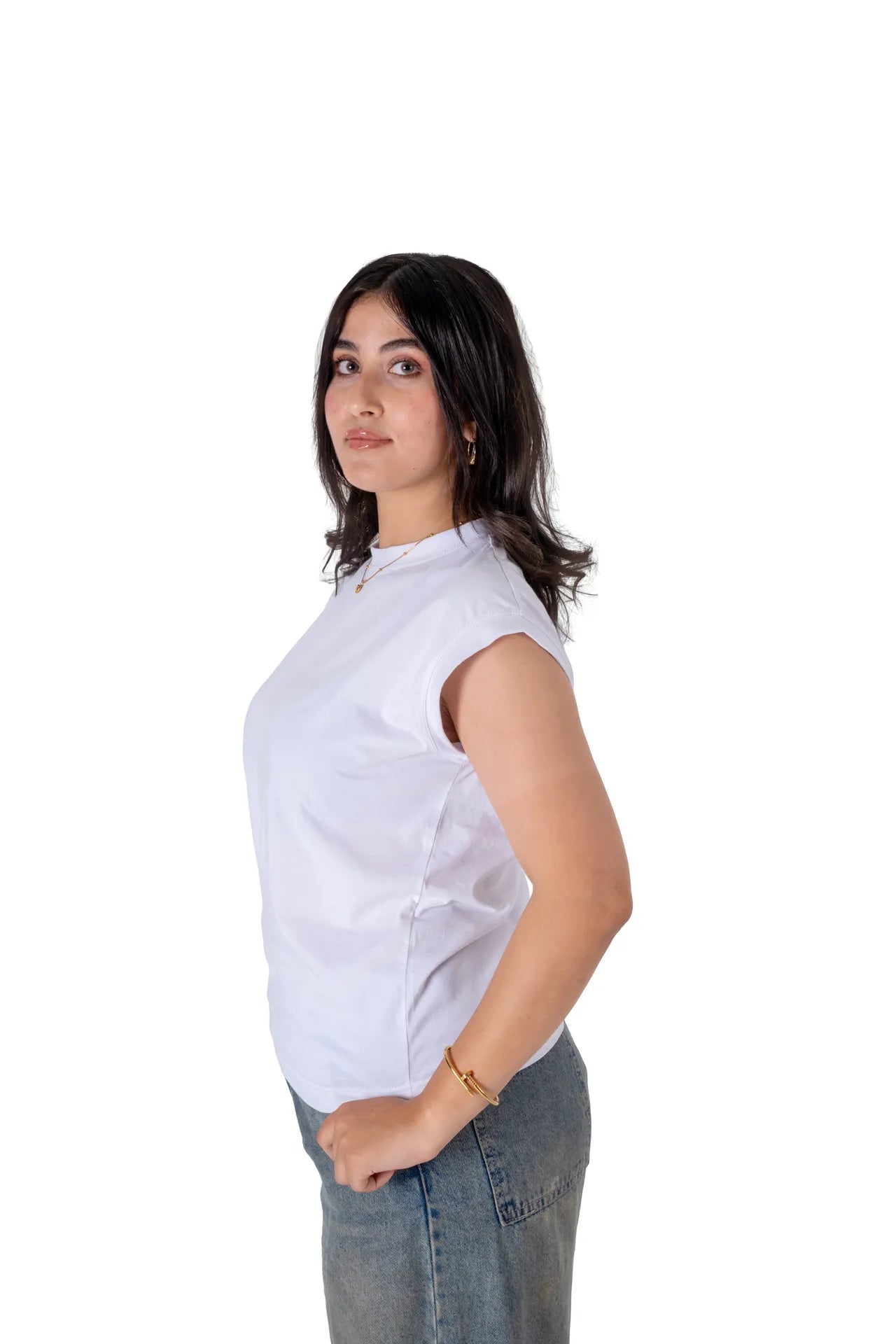 ModiTee | Organic Cotton Sleeveless - Thara' - product_type#