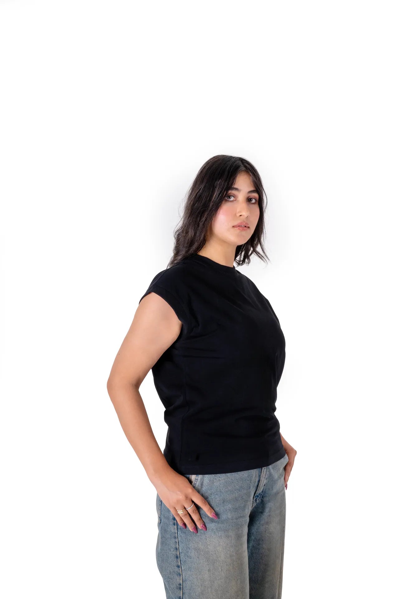 ModiTee | Organic Cotton Sleeveless - Thara' - product_type#
