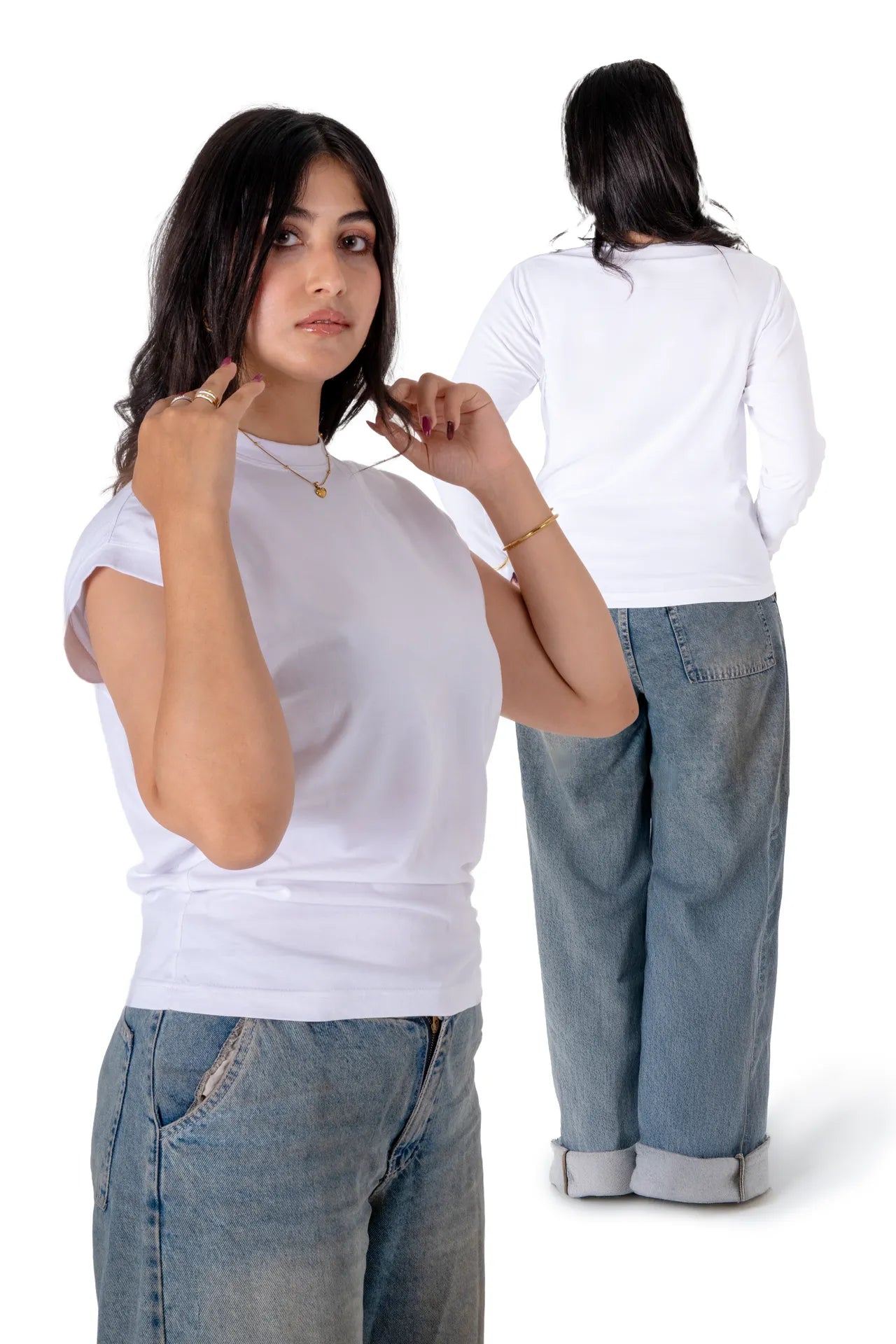 ModiTee | Organic Cotton White Bundle - Thara' - product_type#