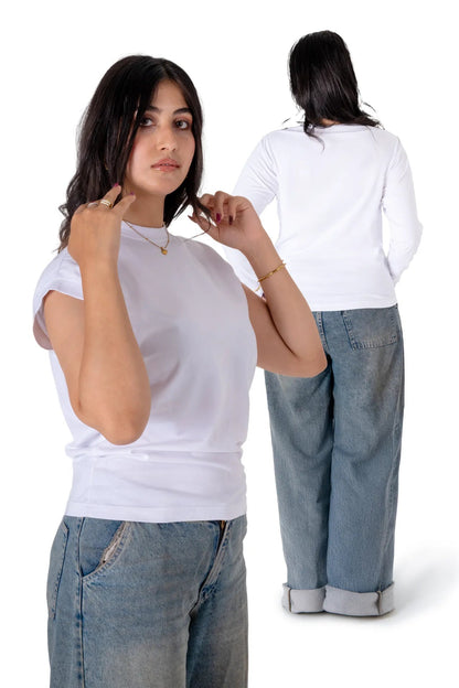 ModiTee | Organic Cotton White Bundle - Thara' - product_type#